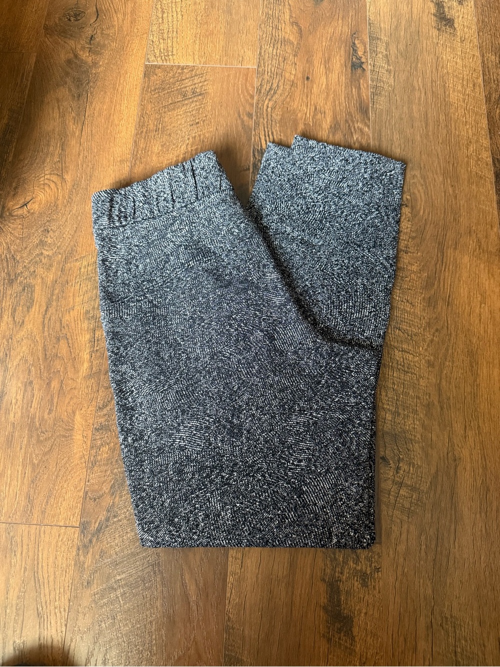 Lululemon Smooth Fit Pull-On High-Rise Pants in a black/white speck color
